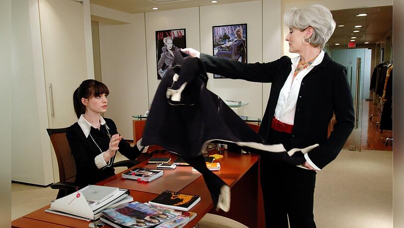 Anne Hathaway und Meryl Streep im ersten Teil von "Der Teufel trägt Prada".