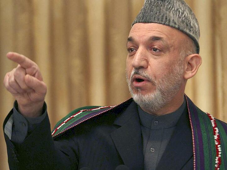 Afghanistans Präsident Hamid Karsai.