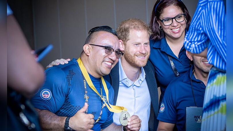 Prinz Harry am dritten Tag der Invictus Games in Düsseldorf. Prinz Harry am dritten Tag der Invictus Games in Düsseldorf.