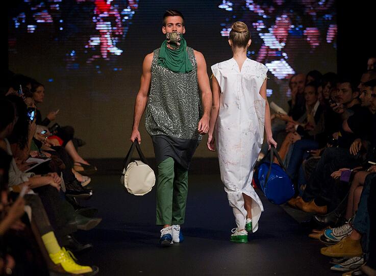 Sexy und selbstbewusst: so präsentieren die Models die Kreationen auf der Tel Aviv Fashion Week.