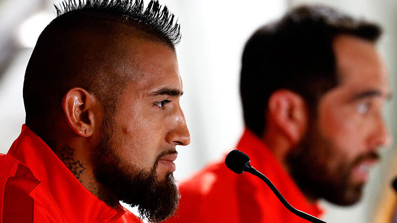 Arturo Vidal regte sich nach seinem Eigentor mächtig auf.