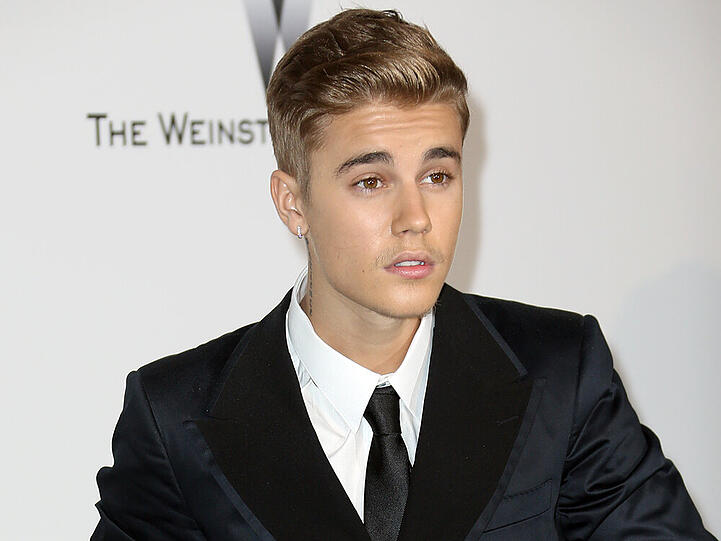 Justin Bieber vor wenigen Tagen beim Filmfest in Cannes