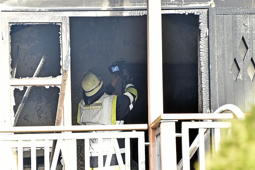 In Aufhausen kam es am Dienstag zu einem Brand eines Wohnhauses.