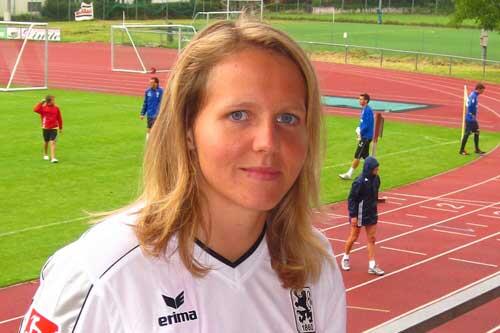 Absolviert ein Praktikum beim Team von Löwen-Trainer Reiner Maurer: Friederike Kromp