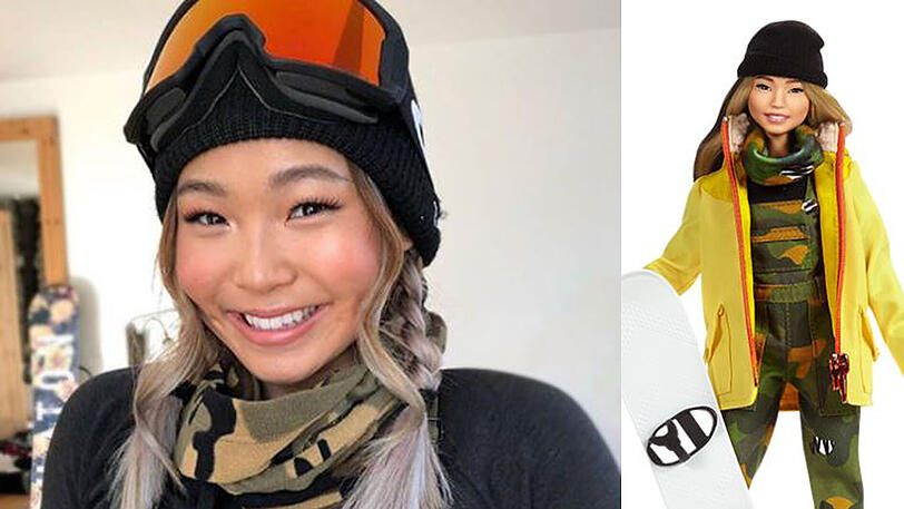 Die Snowboard-Fahrerin Chloe Kim.