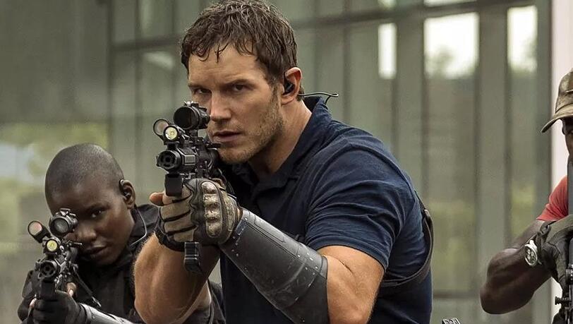 "The Tomorrow War": Dan Forester (Chris Pratt, v.) k&auml;mpft um die Zukunft der Erde.
