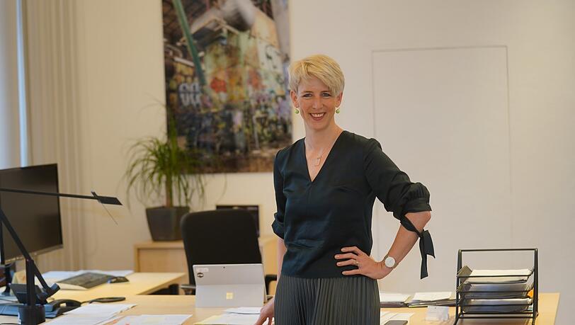 Katrin Habenschaden von den Grünen. Katrin Habenschaden von den Grünen.