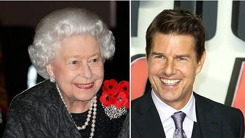 Ziemlich beste Freunde? Queen Elizabeth II. und Tom Cruise.