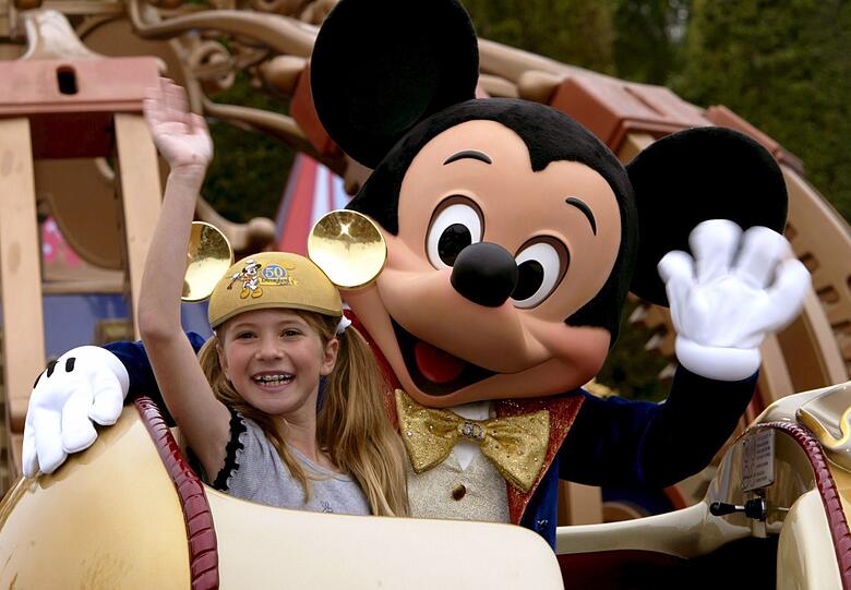 Caroline Sunshine 2005 im Disneyland