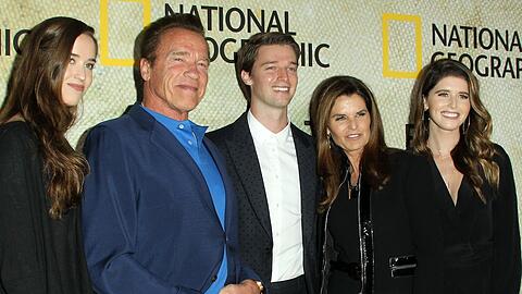 Maria Shriver (2.v.re.) mit Ex-Mann Arnold Schwarzenegger und den gemeinsamen Kindern Christina, Patrick und Katherine.