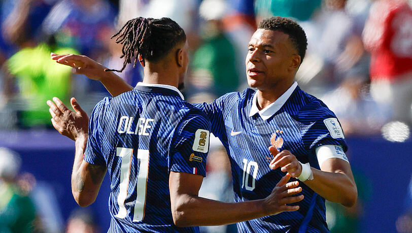Kongeniales Offensiv-Duo: Michael Olise und Kylian Mbappé zauberten beim Frankreich-Sieg gegen den Senegal ordentlich auf. Kongeniales Offensiv-Duo: Michael Olise und Kylian Mbappé zauberten beim Frankreich-Sieg gegen den Senegal ordentlich auf.