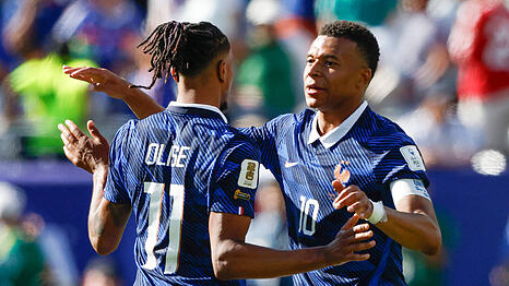 Kongeniales Offensiv-Duo: Michael Olise und Kylian Mbapp&eacute; zauberten beim Frankreich-Sieg gegen den Senegal ordentlich auf.