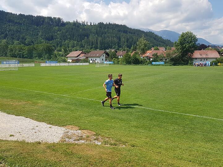 Stefan Lex trainiert im Trainingslager weiter individuell.