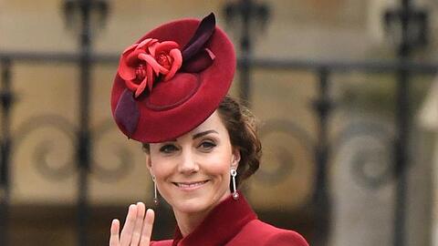 Herzogin Catherine, genannt Kate, am Commonwealth-Tag 2020 in London.