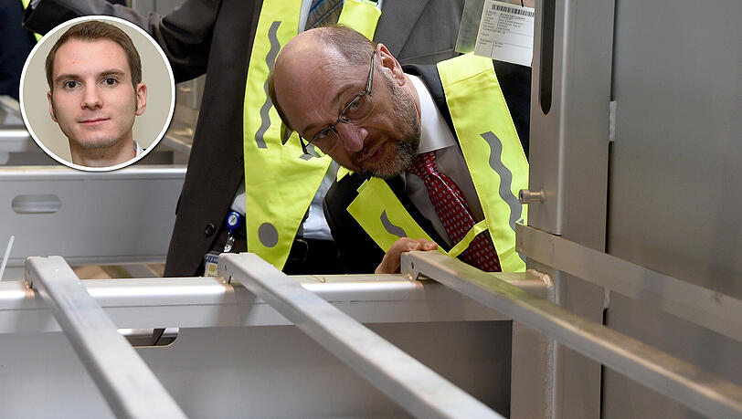 AZ-Politikredakteur Tobias Wolf über Martin Schulz’ Abwärtstrend. AZ-Politikredakteur Tobias Wolf über Martin Schulz’ Abwärtstrend.