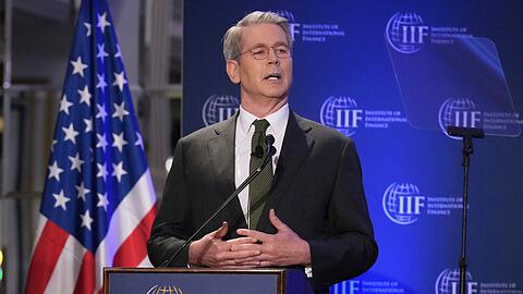 US-Finanzminister Bessent spricht über den Zollstreit mit China.