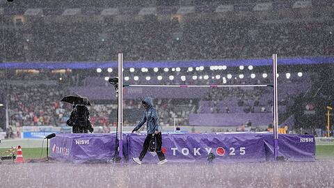 Der Regen beeinträchtigte den Schlusstag. Der Regen beeinträchtigte den Schlusstag.