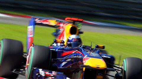 Fährt weiter um die Weltmeisterschaft mit: Sebastian Vettel in seinem Red Bull.