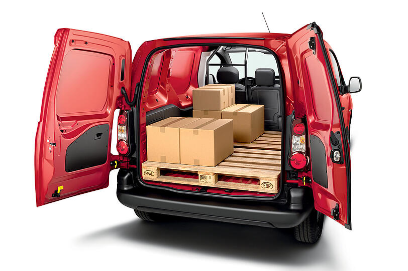 Große Klappe, viel dahinter: Der Citroen Berlingo macht auch als Paket-Bote einen guten Job.