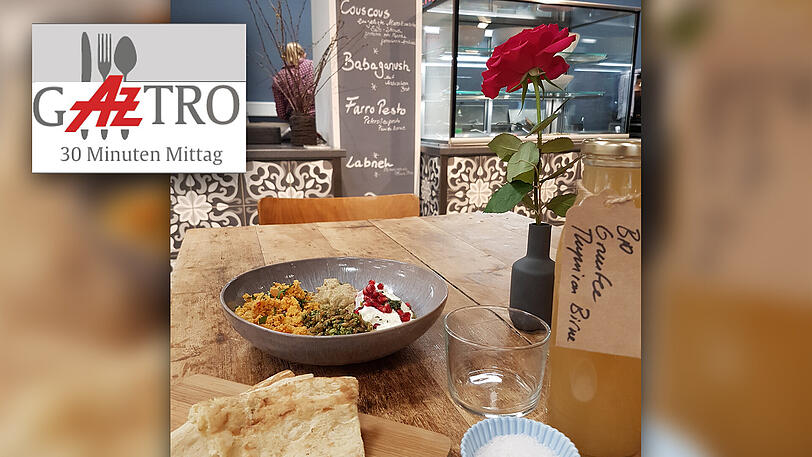 Bunt und gesund: Mittagstisch im Taste Market.