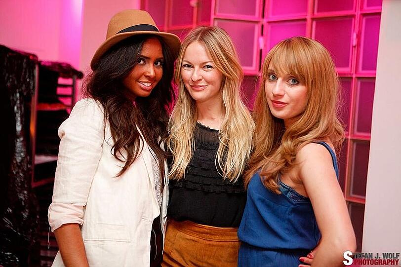 Bash-Club-Bellas unter sich (v. l. n. r.): Jasmin, Nasti und Andrea.