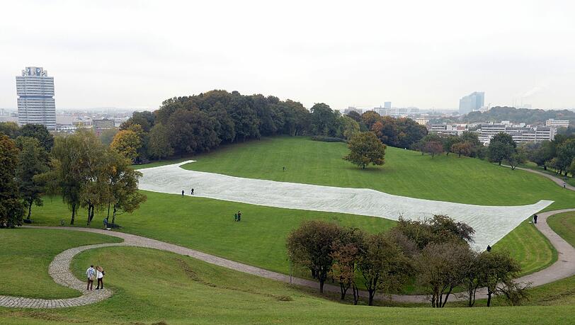 Hier findet unter anderem der Halbmarathon statt: Der Olympiapark. Hier findet unter anderem der Halbmarathon statt: Der Olympiapark.
