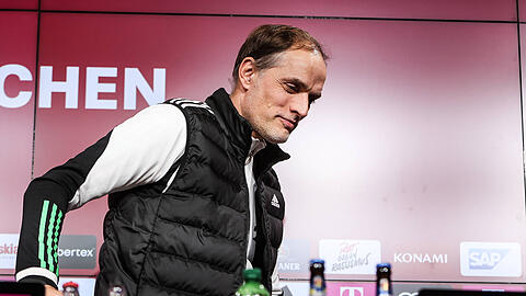 Ein gelöster Thomas Tuchel auf der Pressekonferenz nach dem Mainz-Spiel.