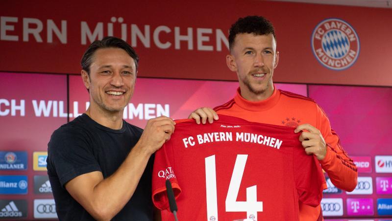 Kroaten unter sich: Bayern-Coach Niko Kovac (l) und Neuzugang Ivan Perisic. Kroaten unter sich: Bayern-Coach Niko Kovac (l) und Neuzugang Ivan Perisic.