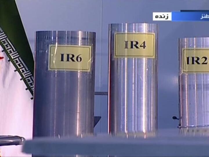 Zentrifugen in der iranischen Atomanlage Natans.