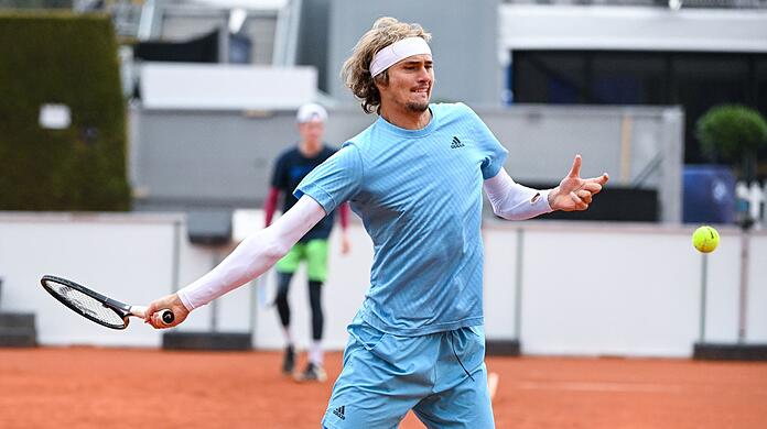 Alexander Zverev in Aktion.