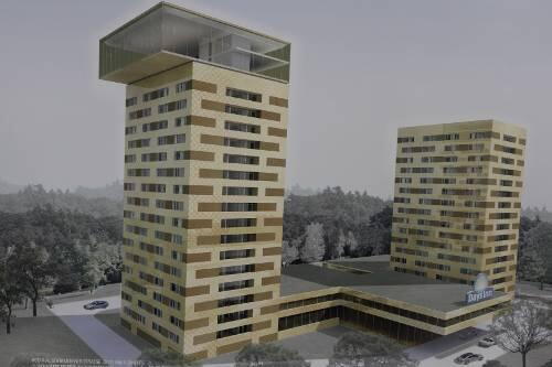 Diese Animation zeigt, wie das "Metropol-Hotel" Nürnberg einmal aussehen könnte.