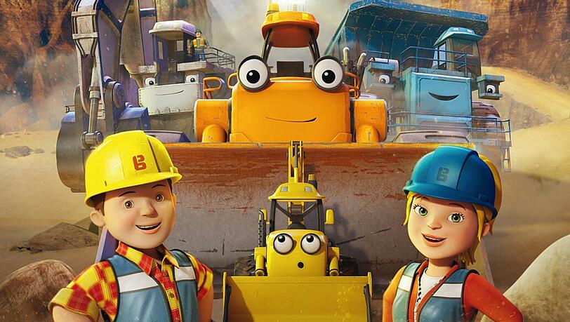 Im Animations-Abenteuer "Das Mega-Team" arbeitet Bob, der Baumeister, erstmals auf der Kino-Leinwand.
