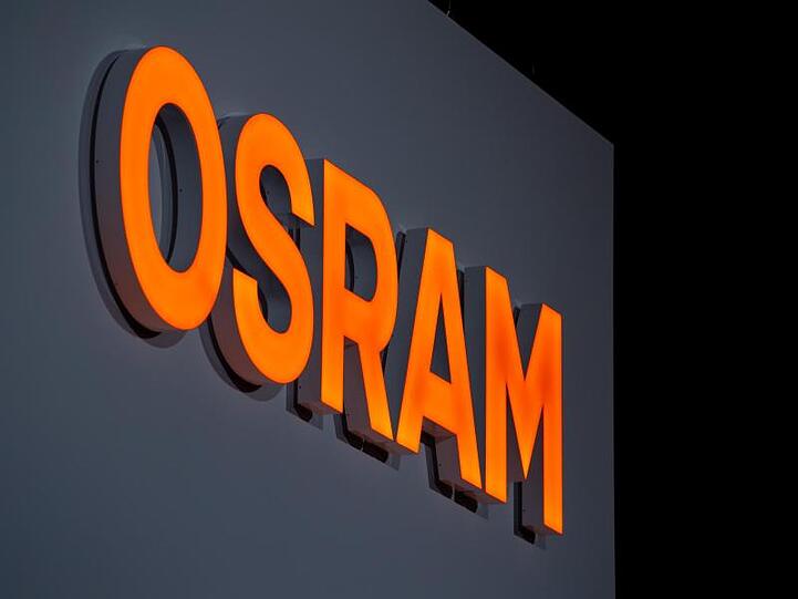Logo des deutschen Lichtkonzerns Osram. Foto: Sven Hoppe/dpa