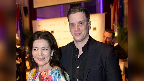 Hannelore Elsner und ihr Sohn Dominik Elstner.