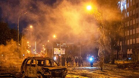 Erneut hat Russland die Ukraine massiv mit Angriffen überzogen. Erneut hat Russland die Ukraine massiv mit Angriffen überzogen.