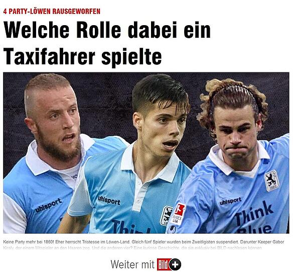 Rauswurf von Löwen-Spielern