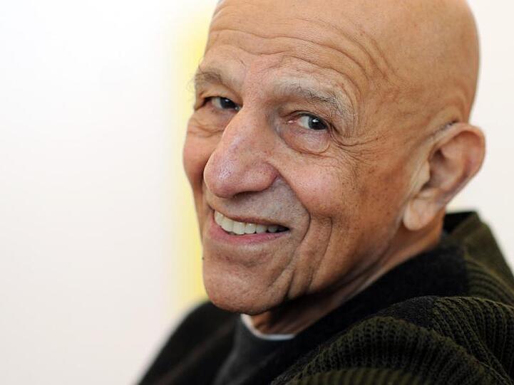 Der US-amerikanische Maler Alex Katz. Foto: Jochen Lübke/Archiv