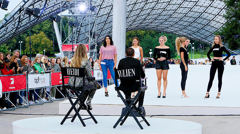 Beim offenen Casting in München ließ Heidi Klum so manchen Traum platzen