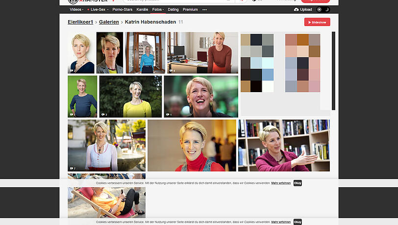 Auch Katrin Habenschaden ist mit einer Galerie vertreten. Auch Katrin Habenschaden ist mit einer Galerie vertreten.