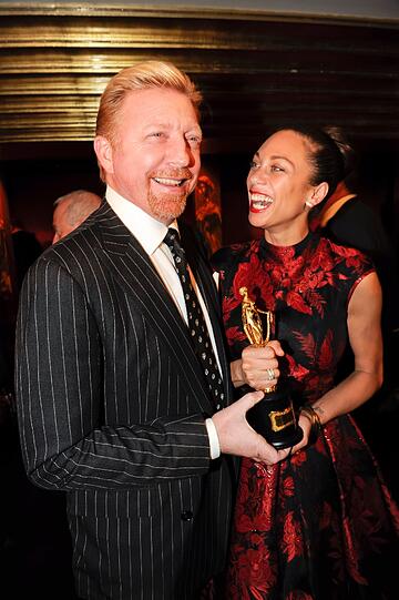 Sehr elegant: Boris Becker und seine Frau Lilly.