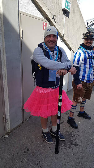 Auch im Grünwalder Stadion ist Fasching.