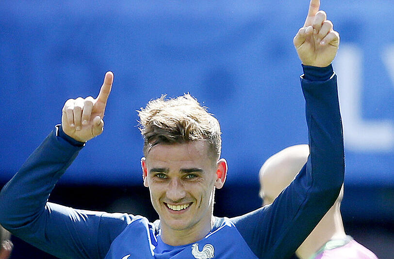 Antoine Griezman: Zweifacher Torschütze für Frankreich im Achtelfinalspiel gegen Irland.