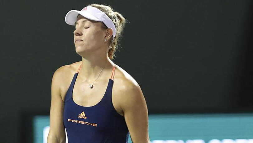 Angelique Kerber schied in Key Biscayne bei Miami aus. Angelique Kerber schied in Key Biscayne bei Miami aus.