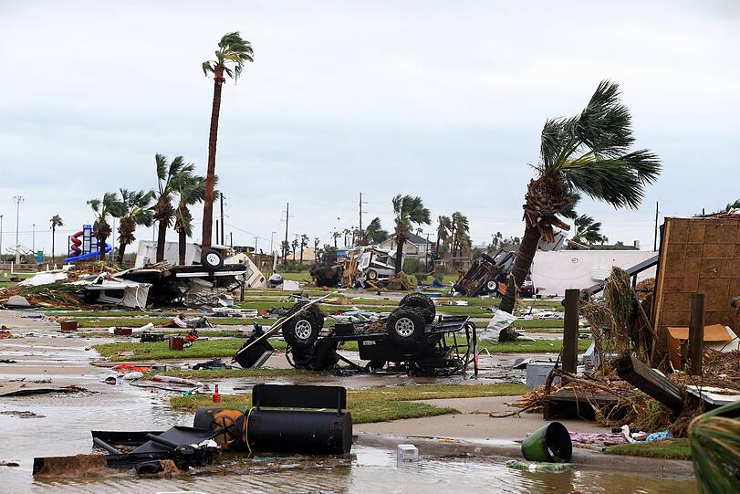 Tropensturm "Harvey" wütet über Texas - der US-Staat versinkt im Chaos.