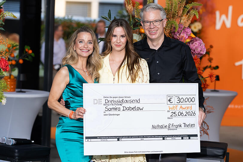 2026 ging der "WoMen on Top"-Award an die Medizinstudentin Samira Dabelow.