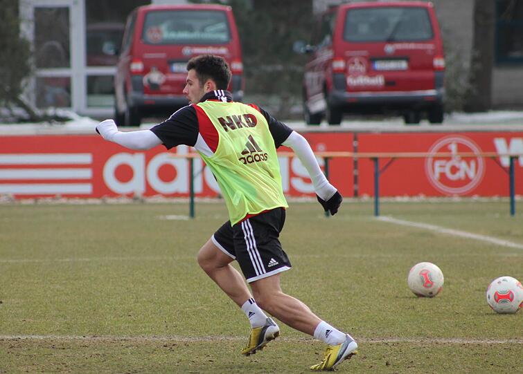 Heute noch mit den Profis mittrainiert, am Mittwoch mit der U23 gegen den SC Rupprechtstegen: Sebastian Gärtner.
