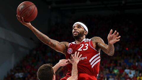 Bayerns Aufbauspieler Malcolm Delaney fand erst spät ins Spiel &ndash; aber führte seine Mannschaft am Ende zum Sieg.