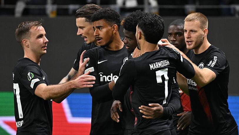 Die Eintracht setzte sich deutlich gegen HJK Helsinki durch.