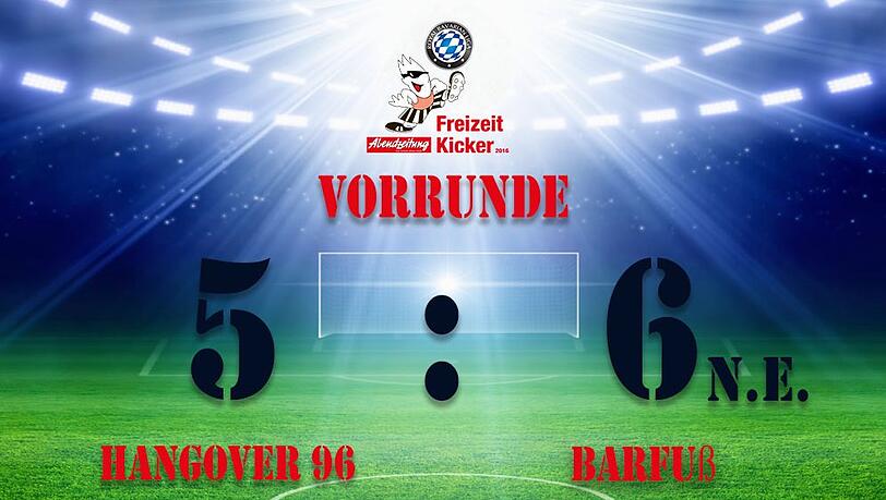 Barfuß Jersualem gewinnt nach dem Elfmeterschießen mit 5:6. Barfuß Jersualem gewinnt nach dem Elfmeterschießen mit 5:6.