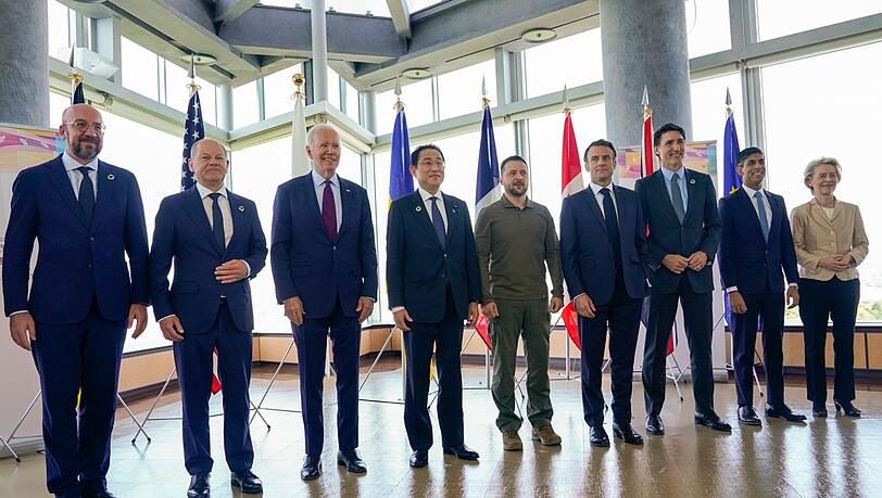 Die Regierungschefs der G7 Staaten treffen sich im japanischen Hiroshima zu ihren jährlichen Beratungen.